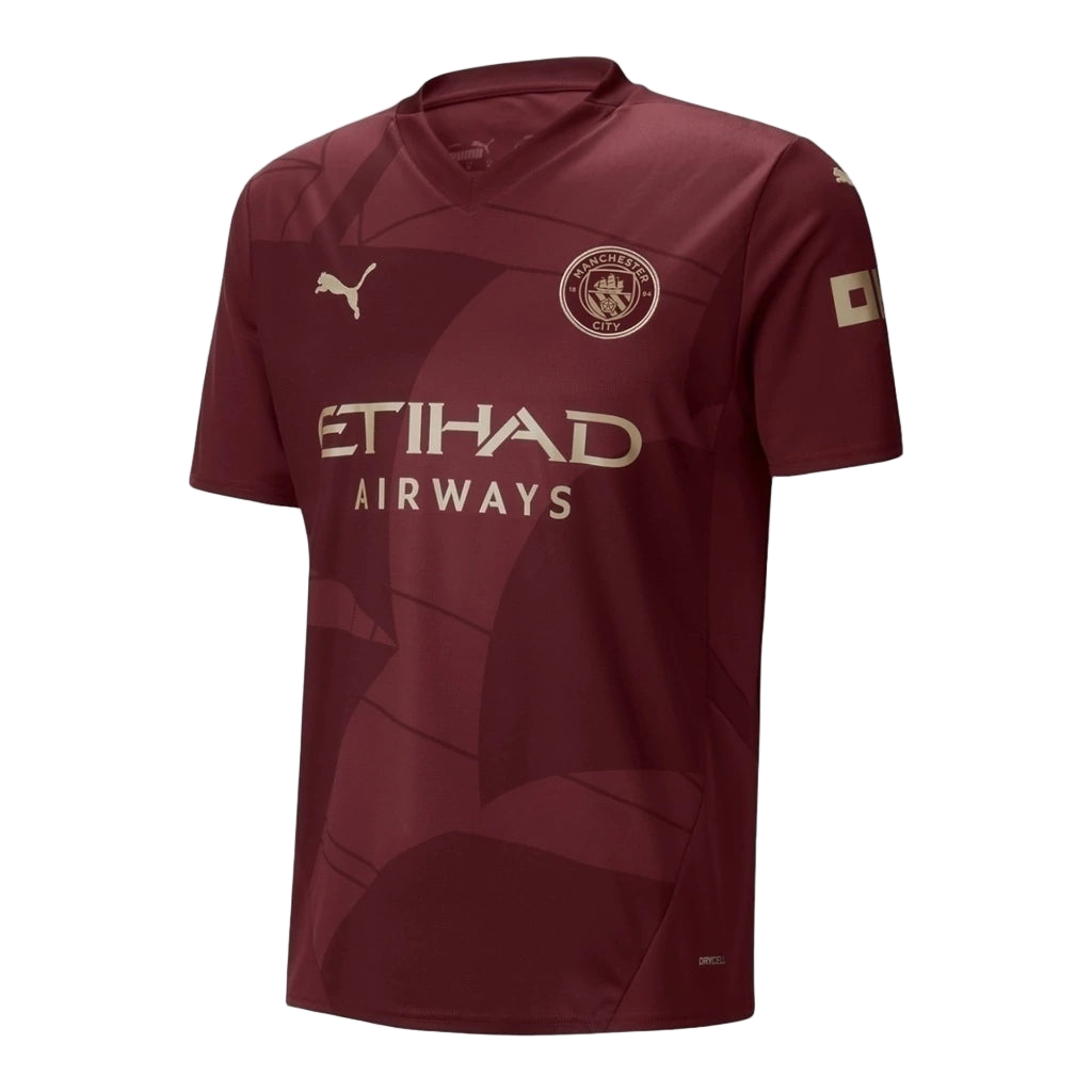 Camisa Manchester City III 24/25 - Torcedor Puma Masculina - Vinho