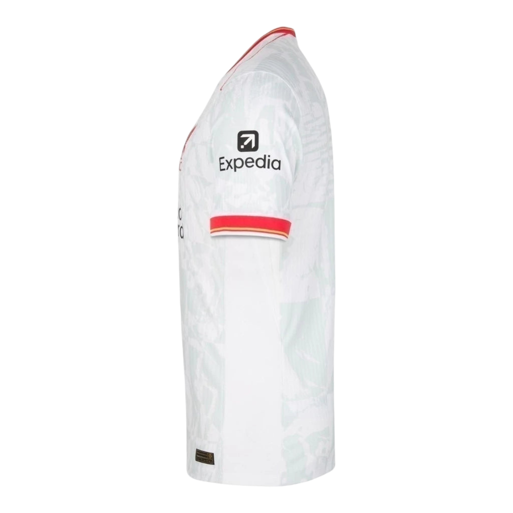 Camisa Liverpool III 24/25 - Torcedor Nike Masculina - Branca com detalhes em vermelho e cinza