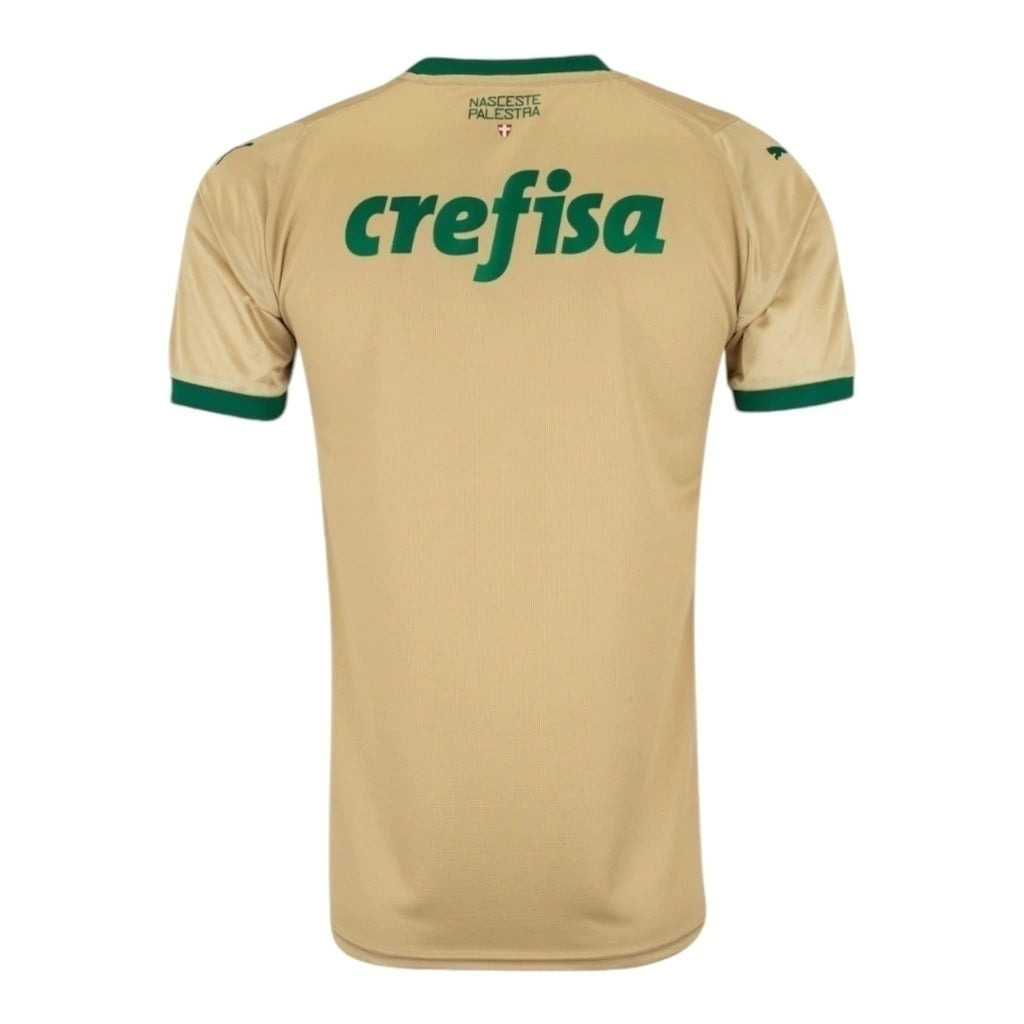 Camisa Palmeiras III 24/25 - Torcedor Puma Masculina - Dourada com detalhes em verde