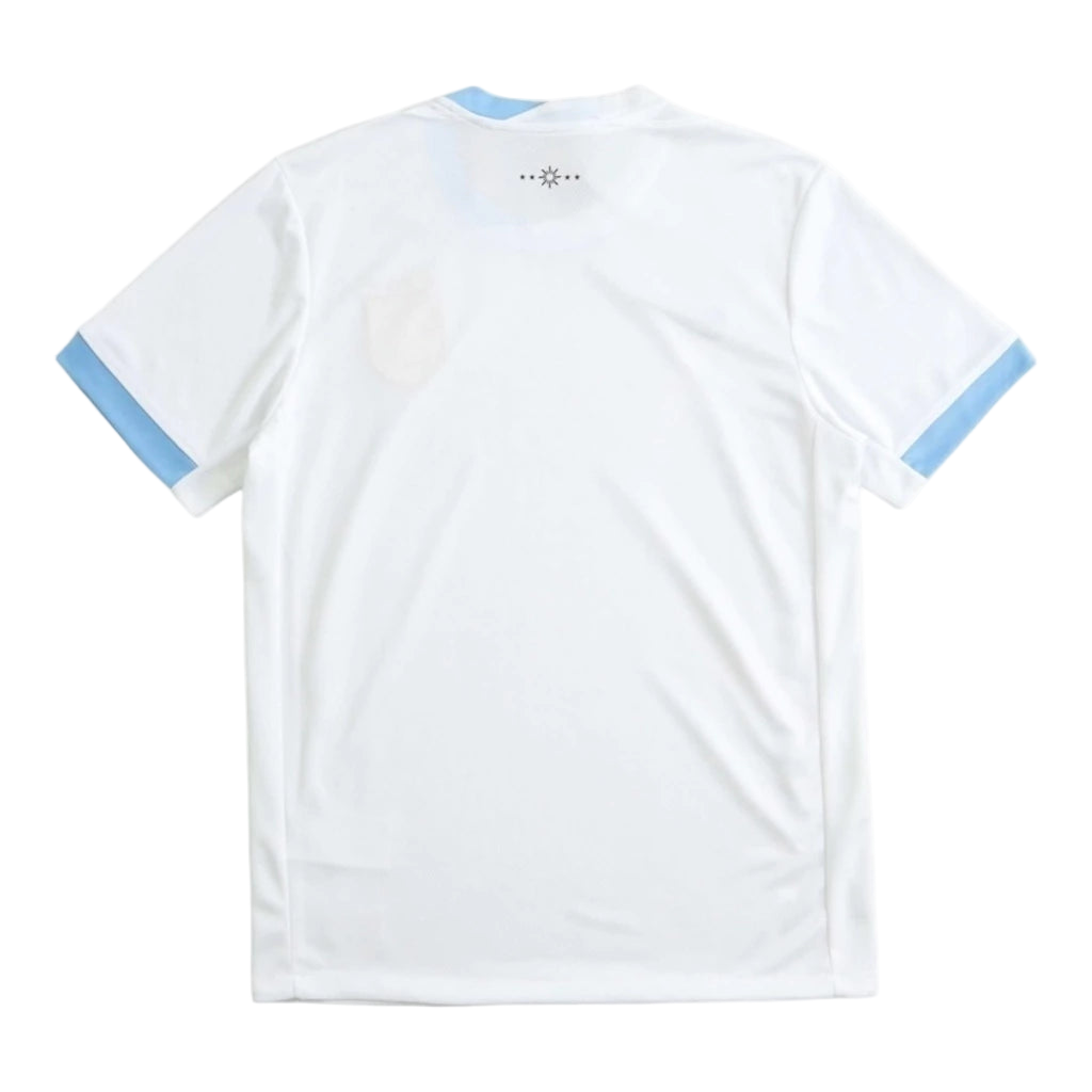 Camisa Seleção do Uruguai II 24/25 - Torcedor Nike Masculina - Branca com detalhes em azul