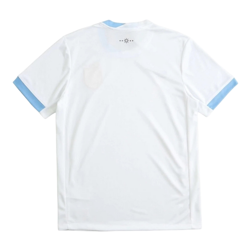 Camisa Seleção do Uruguai II 24/25 - Torcedor Nike Masculina - Branca com detalhes em azul
