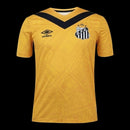 Camisa Santos III 24/25 - Torcedor Umbro Masculina - Amarela com detalhes em preto