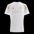 Camisa Al-Nassr III 24/25 - Torcedor Adidas Masculina - Branca com detalhes em dourado