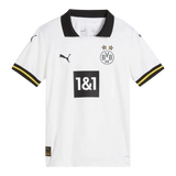 Camisa Borussia Dortmund III 24/25 - Torcedor Puma Masculina - Branca com detalhes em preto e amarelo