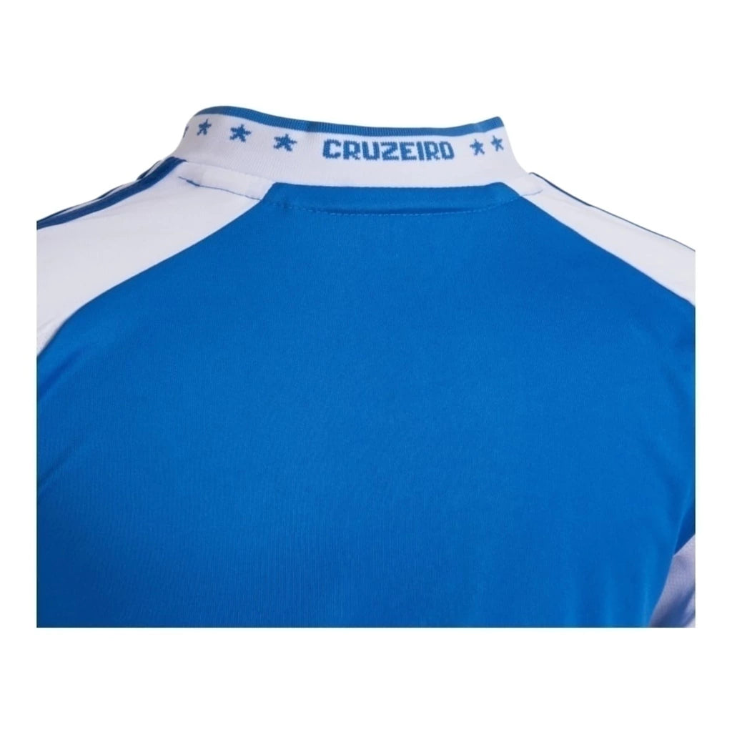 Camisa Cruzeiro I 25/26 - Torcedor Adidas Feminina - Azul e branca