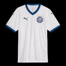 Camisa Bahia I 25/26 - Torcedor Puma Masculina - Branca com detalhes em azul