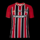 Camisa São Paulo II 25/26 - Torcedor New Balance Masculina - Vermelha e preta