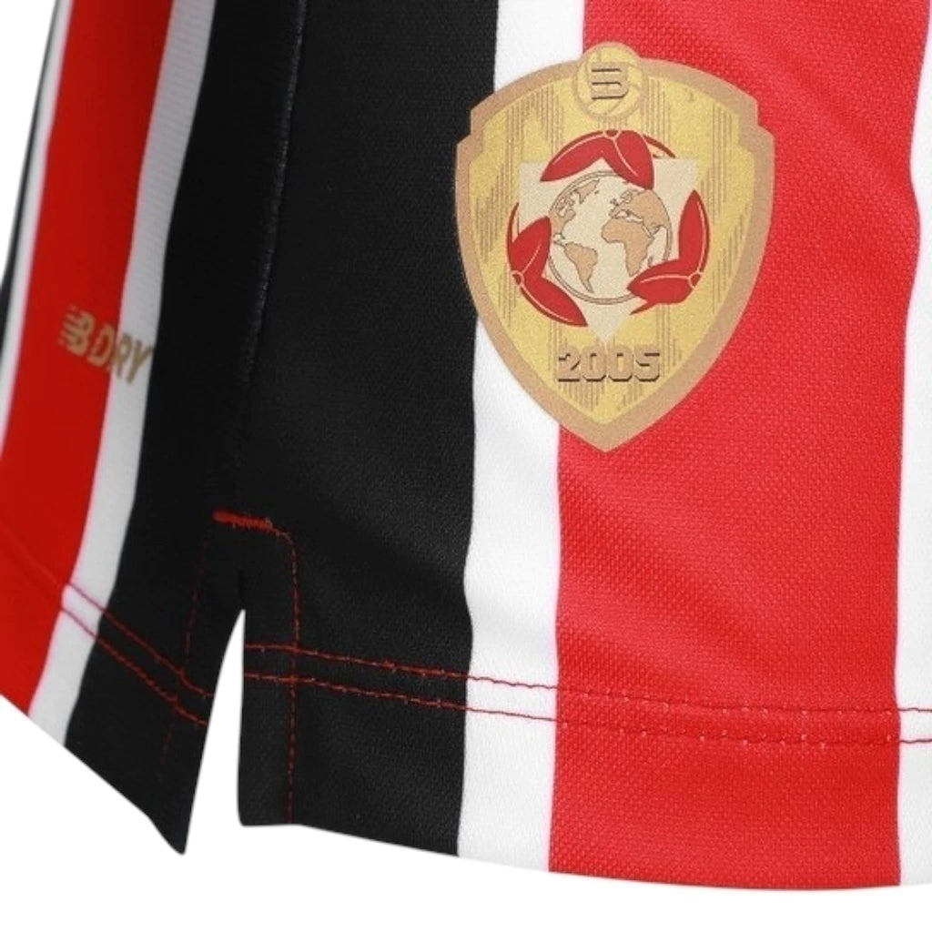 Camisa São Paulo II 25/26 - Torcedor New Balance Masculina - Vermelha e preta