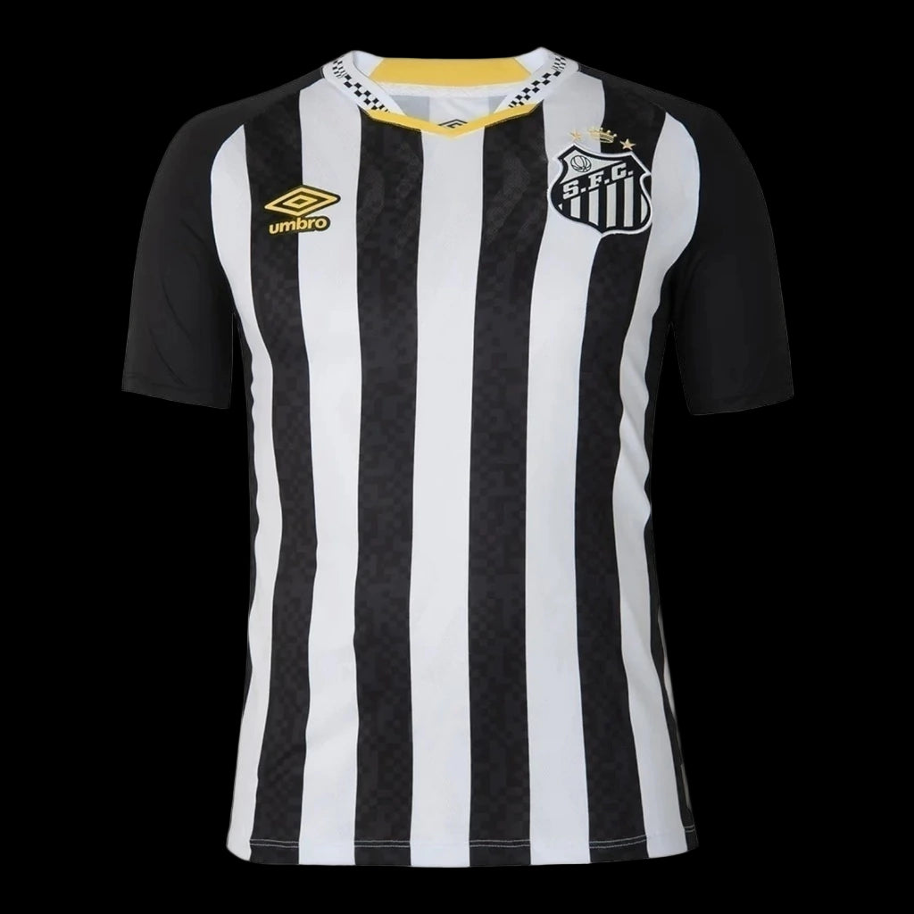 Camisa Santos II 25/26 - Torcedor Umbro Masculina - Branca e preta