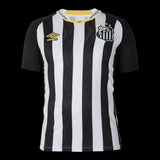 Camisa Santos II 25/26 - Torcedor Umbro Masculina - Branca e preta