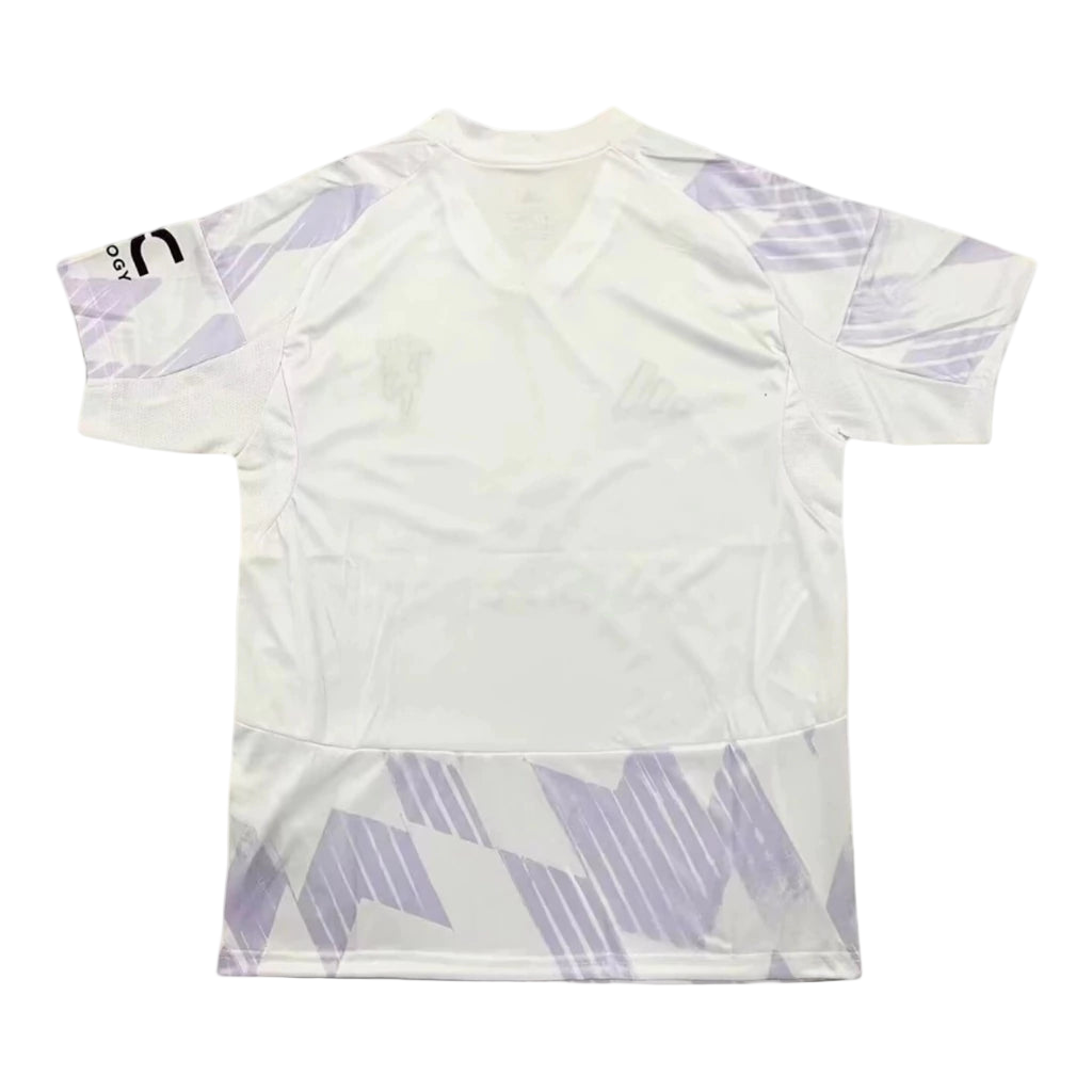 Camisa Manchester United II 25/26 - Torcedor Adidas Masculina - Branca com detalhes em roxo
