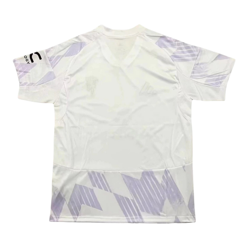 Camisa Manchester United II 25/26 - Torcedor Adidas Masculina - Branca com detalhes em roxo