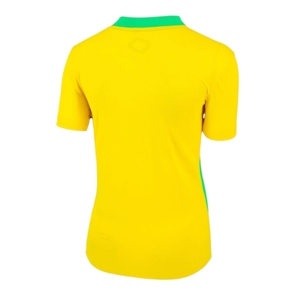 Camisa Seleção Brasileira I 25/26 - Torcedor Nike Feminina - Amarela com detalhes em verde