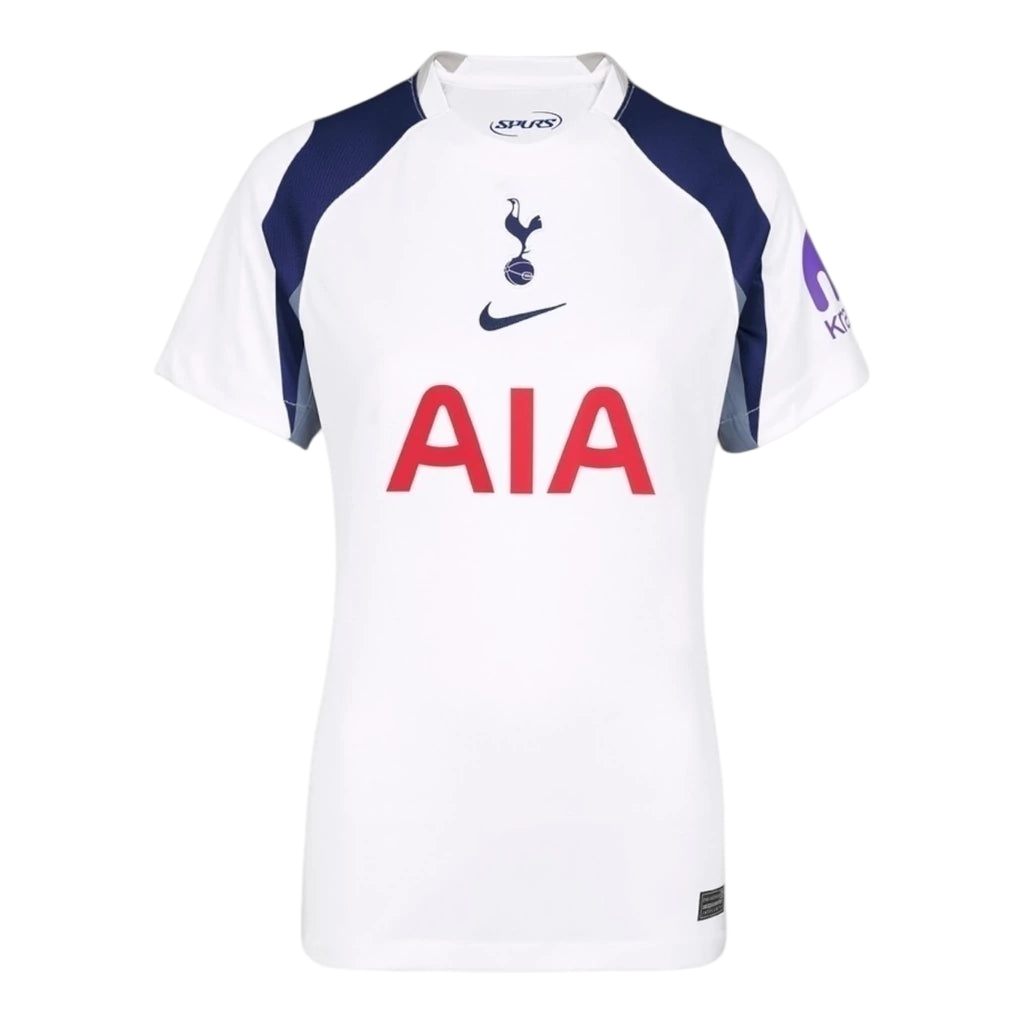 Camisa Tottenham I 25/26 - Torcedor Nike Feminina - Branca com detalhes em azul