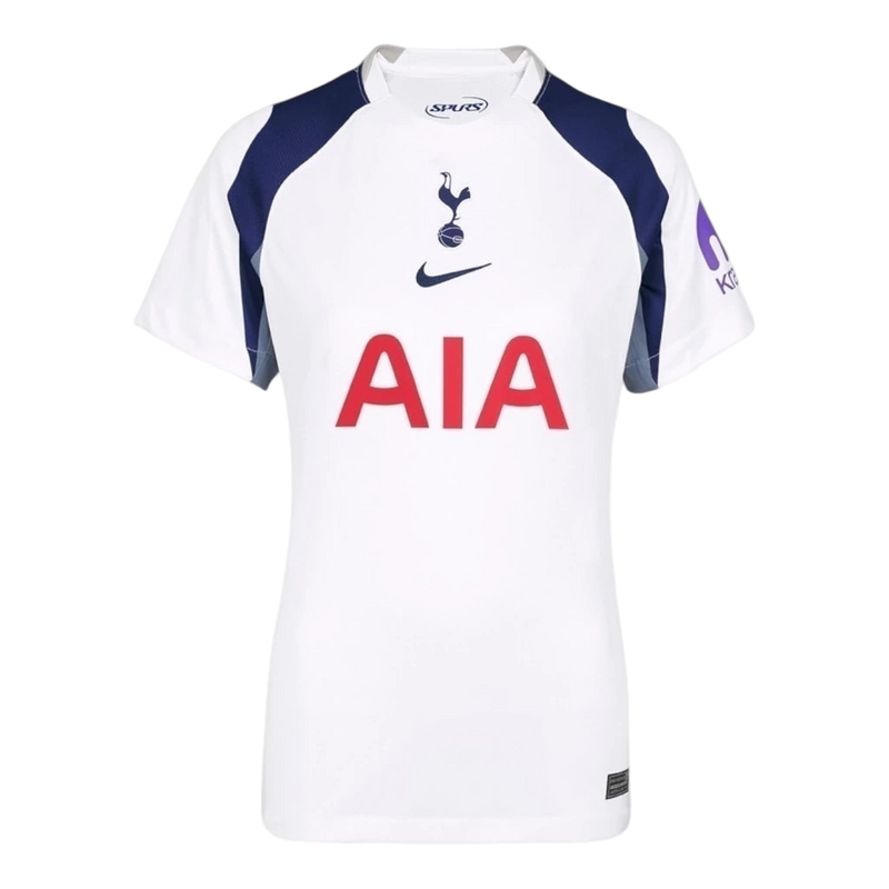 Camisa Tottenham I 25/26 - Torcedor Nike Feminina - Branca com detalhes em azul