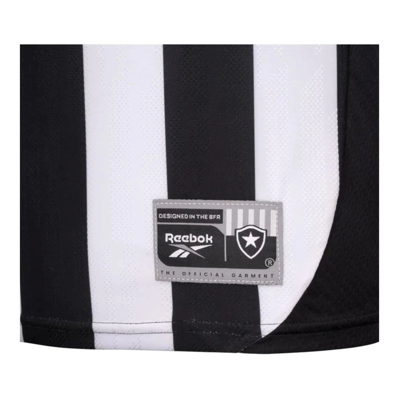 Camisa Botafogo I 25/26 - Torcedor Reebok Masculina - Preta e branca
