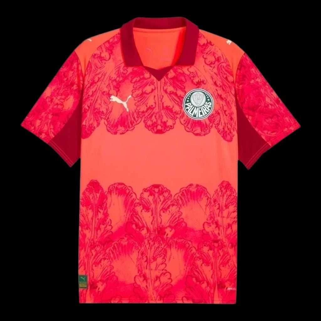Camisa Palmeiras Edição especial Mundial de Clubes Goleiro 25/26 - Torcedor Puma Masculina - Laranja