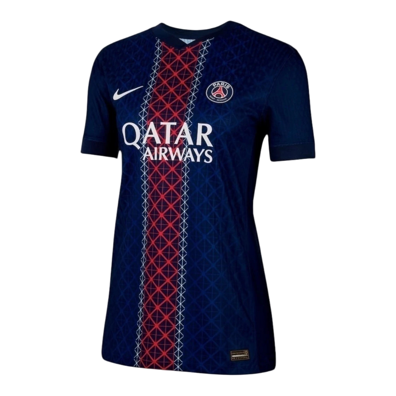 Camisa Paris Saint-Germain I 25/26 - Torcedor Nike Feminina - Azul