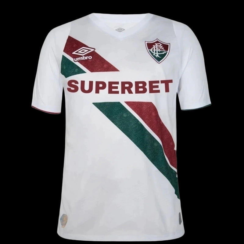 Camisa Fluminense II 24/25 - Torcedor Umbro Masculina - Branca com patrocínio