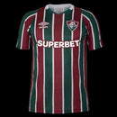 Camisa Fluminense I 24/25 - Torcedor Umbro Masculina - Tricolor com patrocínio