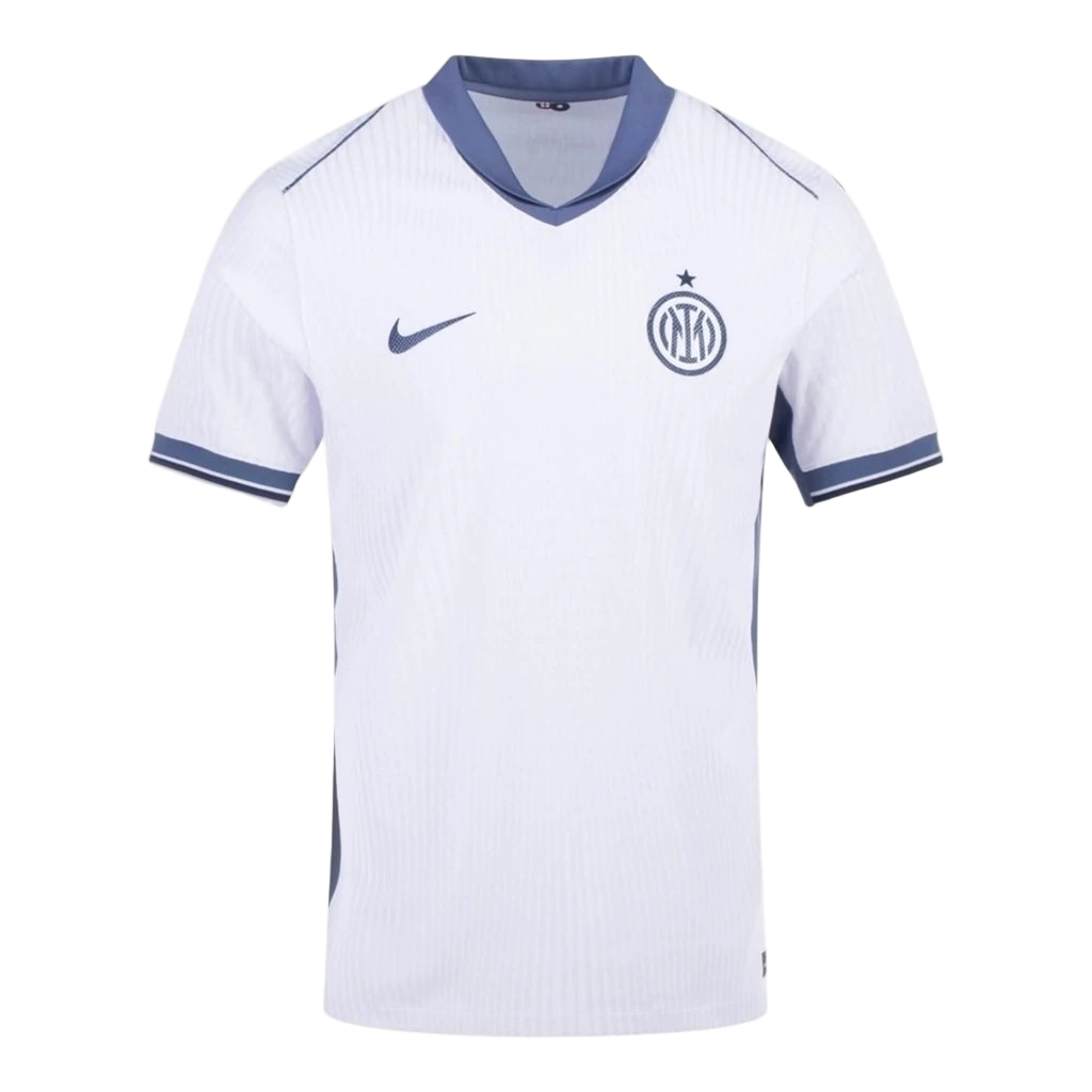 Camisa Inter de Milão II 24/25 - Torcedor Nike Masculina - Branca com detalhes em azul