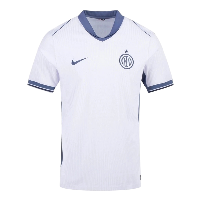 Camisa Inter de Milão II 24/25 - Torcedor Nike Masculina - Branca com detalhes em azul