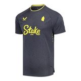 Camisa Everton II 24/25 - Torcedor Castore Masculina - Cinza com detalhes em amarelo