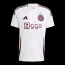 Camisa Ajax III 24/25 - Torcedor Adidas Masculina - Branca com detalhes em vinho