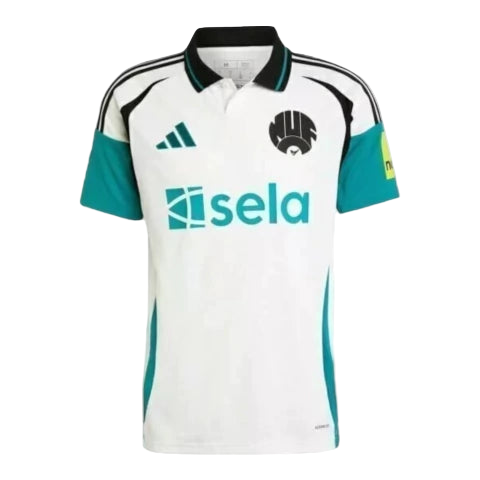 Camisa Newcastle III 24/25 - Torcedor Adidas Masculina - Branca com detalhes em preto e verde
