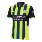 Camisa Manchester City II 24/25 - Torcedor Puma Masculina - Preta e amarela com detalhes em azul