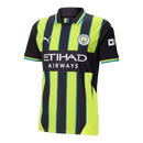 Camisa Manchester City II 24/25 - Torcedor Puma Masculina - Preta e amarela com detalhes em azul