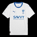 Camisa Al-Hilal II 24/25 - Torcedor Puma Masculina - Branca com detalhes em azul