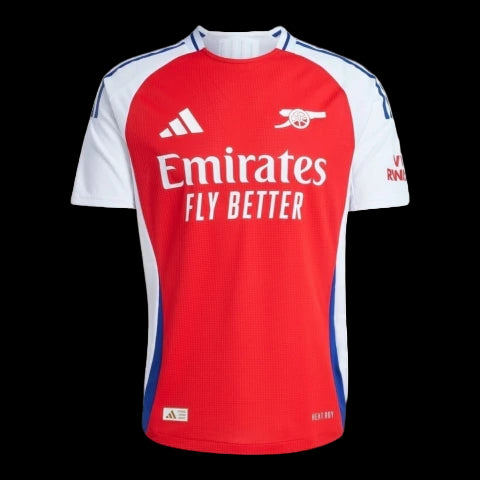 Camisa Arsenal I 24/25 - Torcedor Adidas Masculina - Branca com detalhes em azul e vermelho