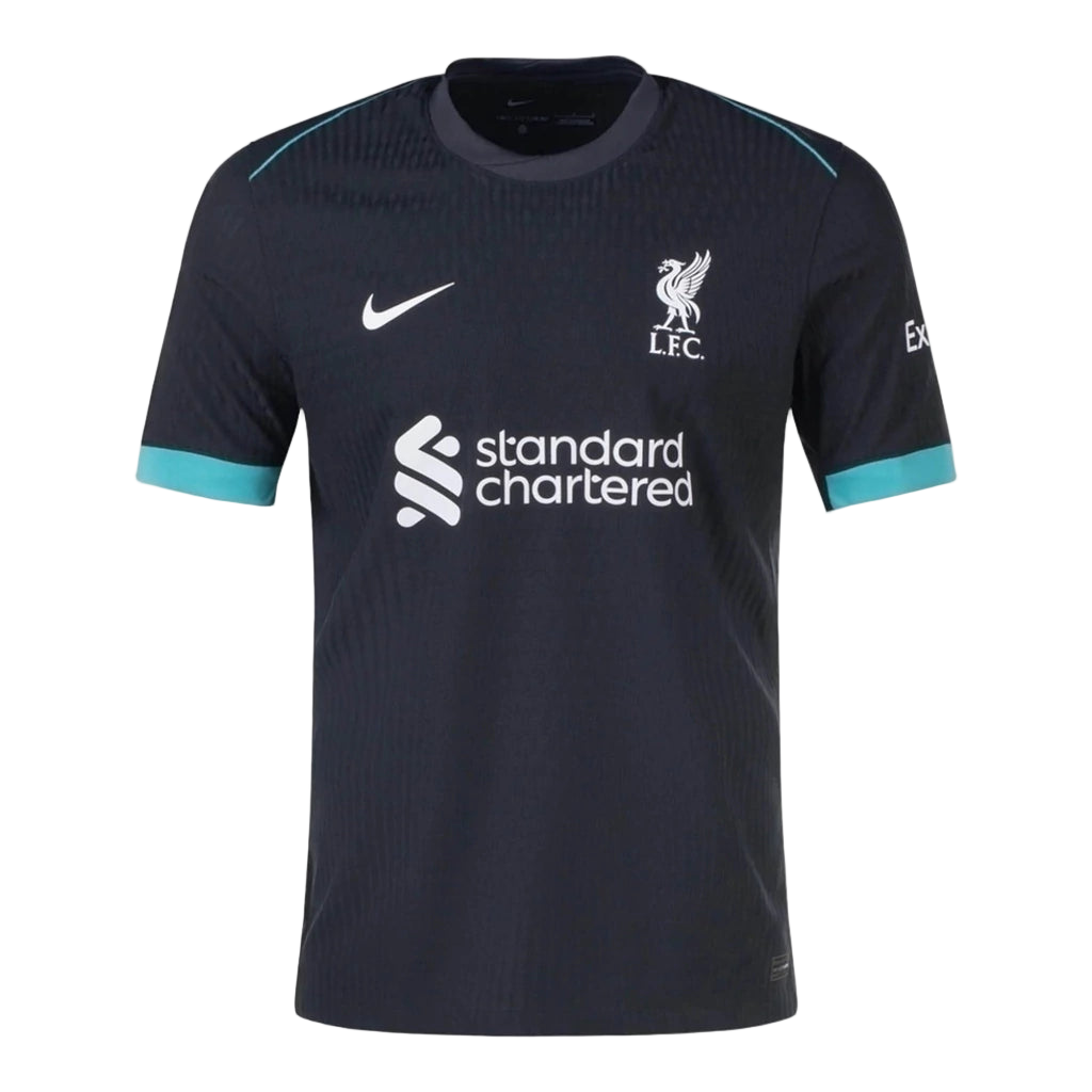 Camisa Liverpool II 24/25 - Torcedor Nike Masculina - Preta com detalhes em verde