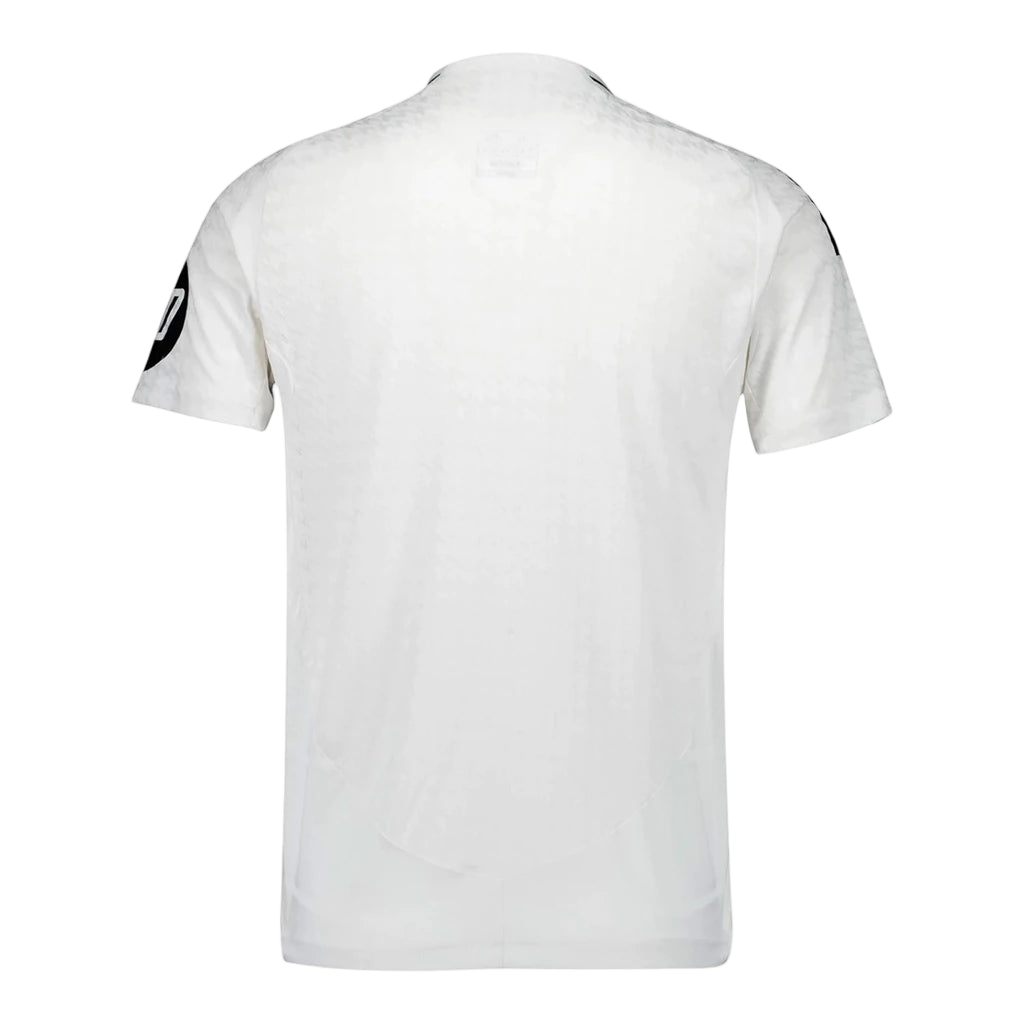 Camisa Real Madrid I 24/25 - Torcedor Adidas Masculina - Branca com detalhes em preto