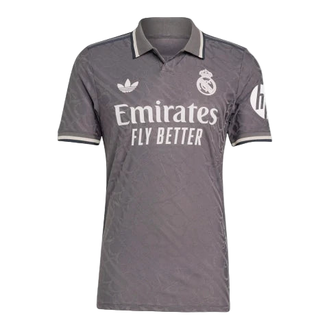 Camisa Real Madrid III 24/25 - Torcedor Adidas Masculina - Cinza