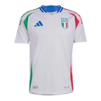 Camisa Seleção da Itália II 24/25 - Torcedor Adidas Masculina - Branca com detalhes em azul e vermelho