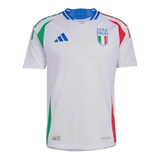 Camisa Seleção da Itália II 24/25 - Torcedor Adidas Masculina - Branca com detalhes em azul e vermelho