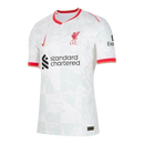 Camisa Liverpool III 24/25 - Torcedor Nike Masculina - Branca com detalhes em vermelho e cinza