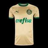 Camisa Palmeiras III 24/25 - Torcedor Puma Masculina - Dourada com detalhes em verde