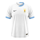 Camisa Seleção do Uruguai II 24/25 - Torcedor Nike Masculina - Branca com detalhes em azul