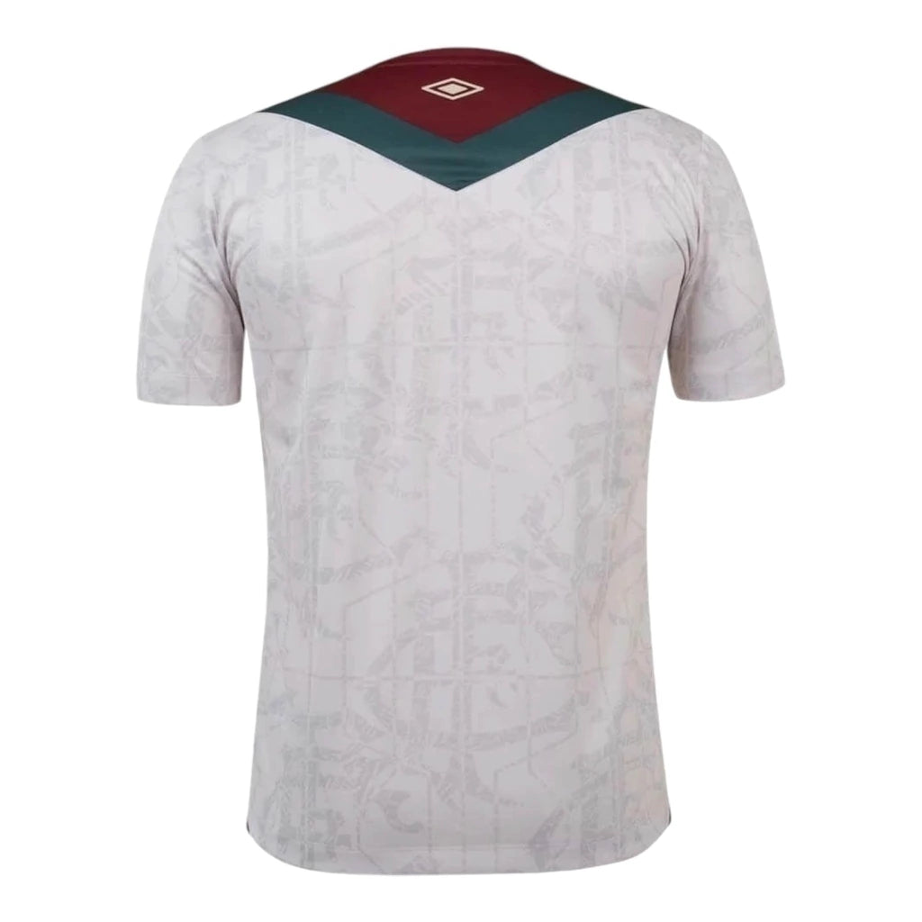 Camisa Fluminense III 24/25 - Torcedor Umbro Masculina - Branca com detalhes em vermelho e verde