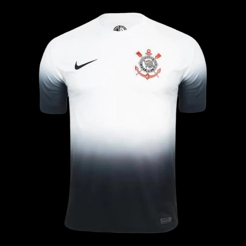 Camisa Corinthians I 24/25 - Torcedor Nike Masculina - Branca com detalhes em preto