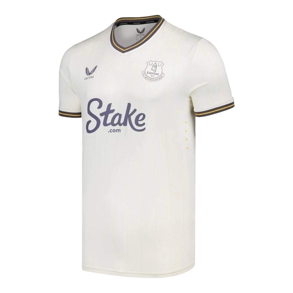 Camisa Everton III 24/25 - Torcedor Castore Masculina - Branca