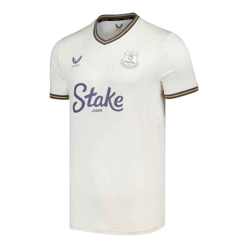 Camisa Everton III 24/25 - Torcedor Castore Masculina - Branca