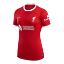 Camisa Liverpool I 23/24 - Torcedor Nike Feminina - Vermelha com detalhes em branco