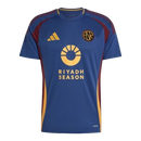 Camisa Roma III 24/25 - Torcedor Adidas Masculina - Azul com detalhes em vermelho e amarelo