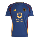 Camisa Roma III 24/25 - Torcedor Adidas Masculina - Azul com detalhes em vermelho e amarelo