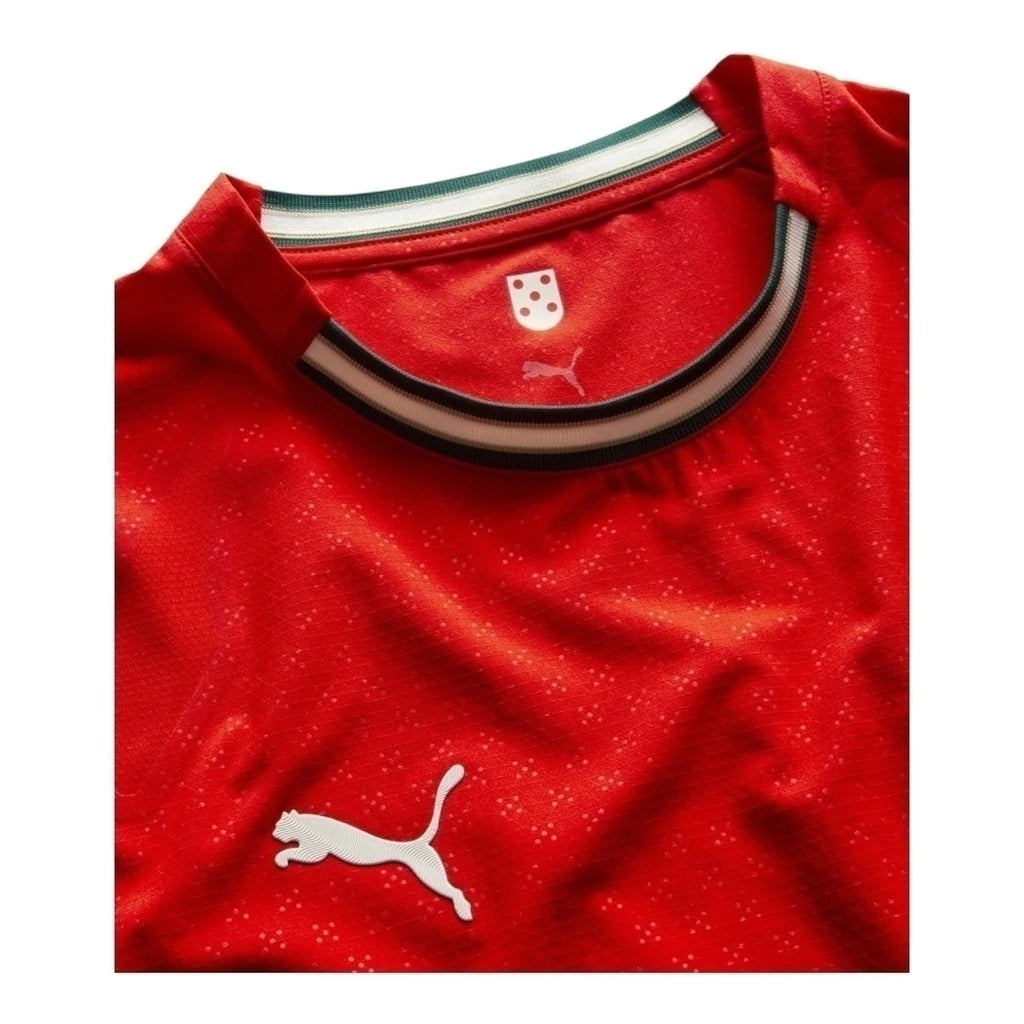 Camisa Seleção Portugal I 25/26 - Torcedor Puma Masculina - Vermelha
