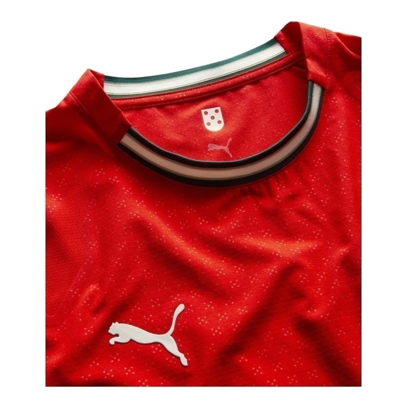 Camisa Seleção Portugal I 25/26 - Torcedor Puma Feminina - Vermelha